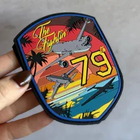 Custom patch examples featuring multiple designs